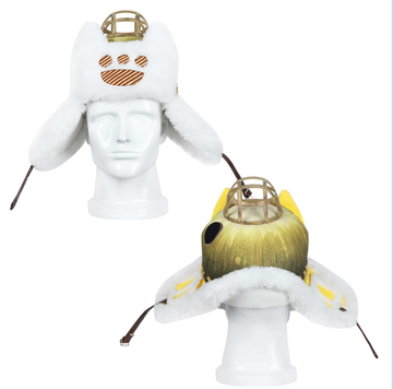 Monster Hunter Felyne Cat Cosplay White Hat For Unisex Adult Man Female Halloween Carnival Suit